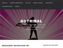 Tablet Screenshot of gotribalnow.com